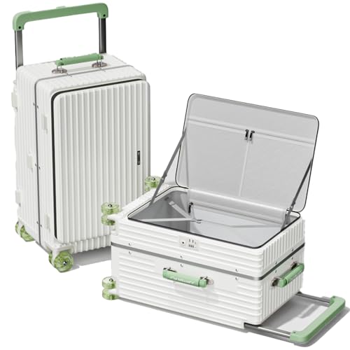 [GGQAAA] X[cP[X A~{fB{fUCi[݌v X[cP[X ЊJ e  zC[ ÉLX^[ (white+Green WheelsiA~{fBj, 20C`/1-3/56*41*26cm)