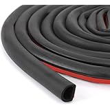 Innico 車用ドアモール 風切り音 防止テープ 風切り音遮断 気密性アップ 静音 防尘 アップグレードD型 (大D)