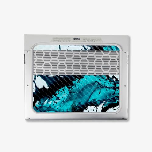 Image of MightySkins Carbon Fiber Skin Compatible with Alienware X14 R2 (2023) Full Wrap Kit - Wild Splash | Protective, Durable Textured Carbon Fiber Finish | Easy to Apply & Change Styles | Made in The USA