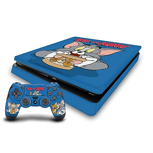 Skin PS4 Slim Tom and Jerry autocollant vinyle de protection console et manettes