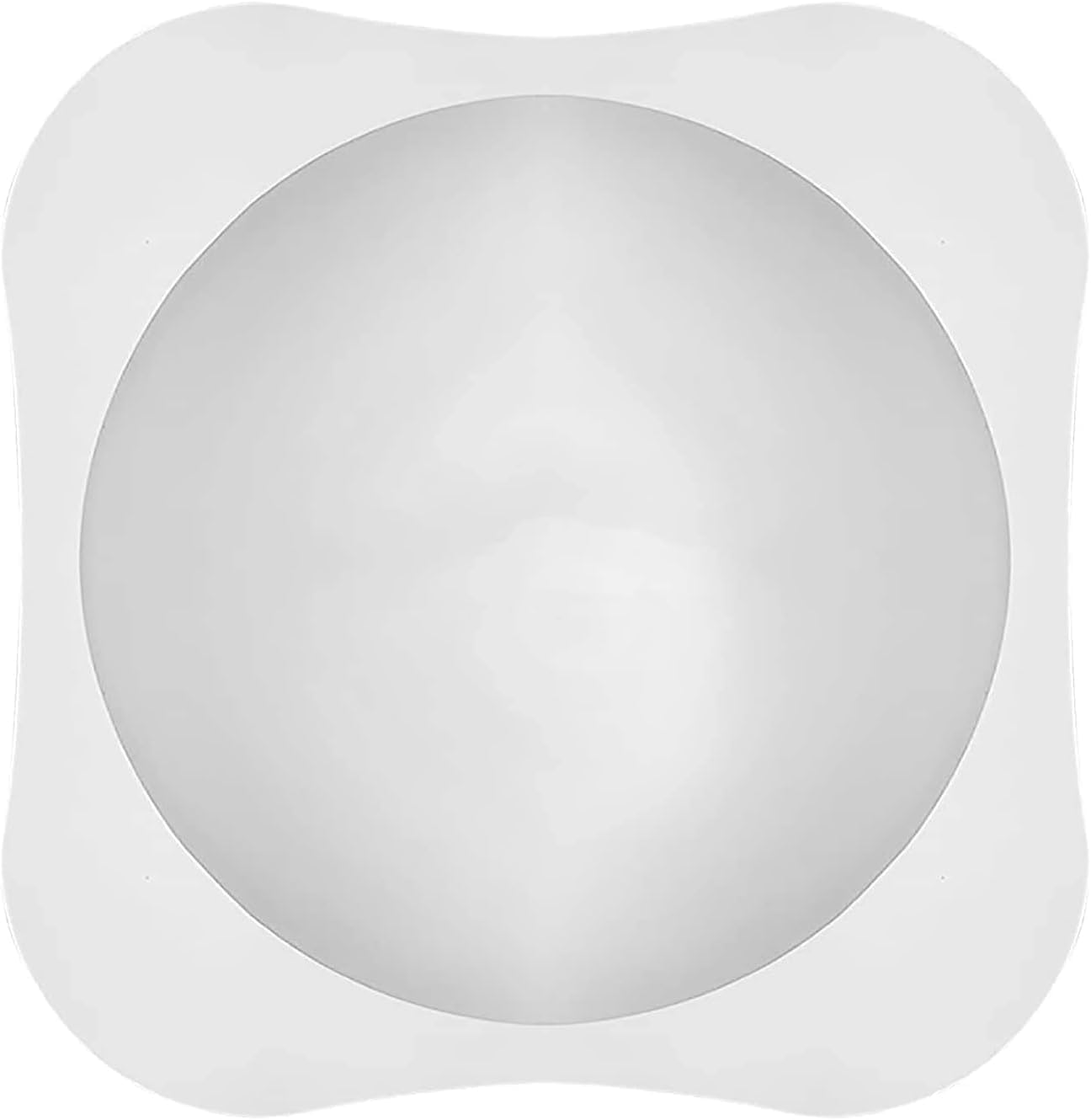 Wyjuan White Large Silicone Cake Mold DIY Planet Mouse Cake Baking Ball Tool Sphere Bath Cake Pan Tin Baking Mold Pastry Mould Half Ball Shape Heat-Resistant Spherical Cake Mould