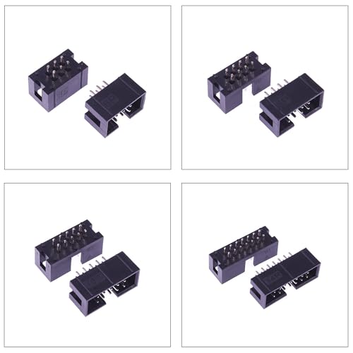 Kit de Conectores IDC Box Header 2.54mm 47 pcs miniatura 3