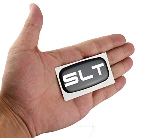 Emblema SLT 3D cromado y negro de repuesto para techo de Yukon Suburban Sierra