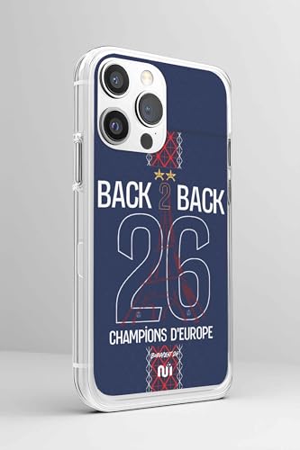 Coque iPhone 16 antichoc Paris football évite les rayures