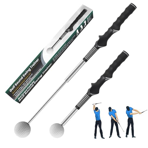 Retractable Golf Swing Trainer,Warm-Up Golf Training Aid,Golf Grip Trainer,Right-Handed Strength