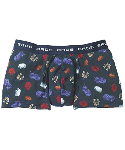ボクサーパンツ 肌あたり軽減設計 華やかなお花のデザイン 前閉じ GT3220 メンズ KO L