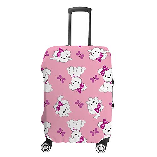 Housse de transport bagages à motif chiot pour vacances en famille