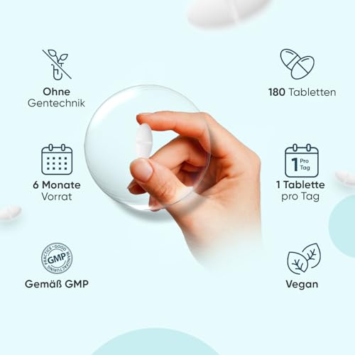 Elektrolyte Tabletten - 930mg pro Portion - mit Magnesium, Kalzium, Kalium, Natrium & Chlorid - 180 vegane Tabletten - Electrolyte Tablets Komplex - Glutenfrei - Ohne Gentechnik - WeightWorld