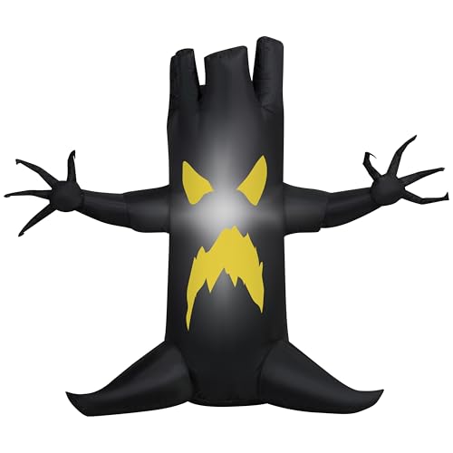 4 Gemmy Airblown Inflatable Halloween Scary Dead Tree Yard Decoration 550303