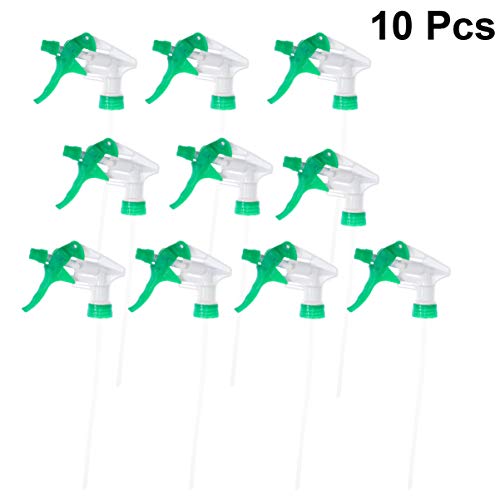 Yardwe 10PCS Spray Bottle Trigger Replacement Trigger Sprayer Nozzles Chemical Resistant Spray Head