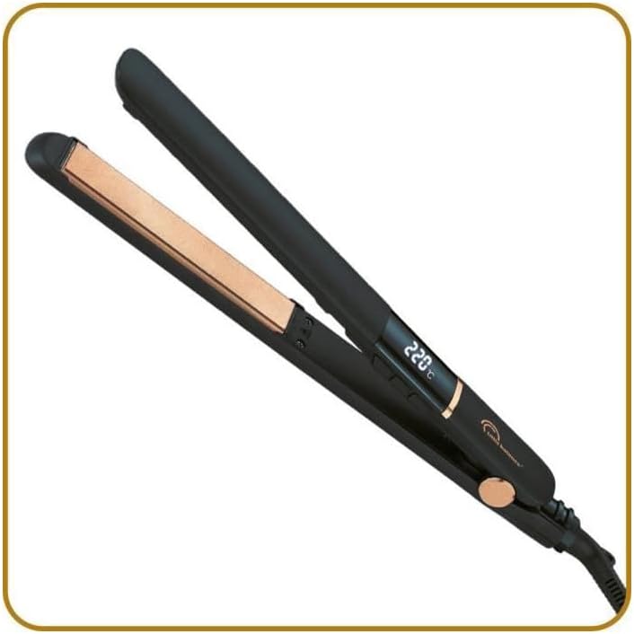 LITTLE BALANCE 8624 Ionic Liss Digit, stijltang, lange afwerking, instelbare temperatuur, ionentechnologie met keramische platen/toermalijn, zwart