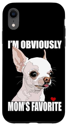 Carcasa para iPhone XR El perro favorito de la madre chihuahua blanca