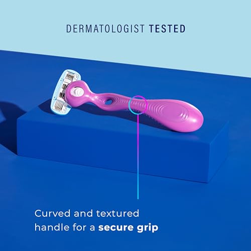 Schick Hydro Silk Moisture Women's Razor | 5-Blade Razor for Women, 1 Handle & 2 Refills