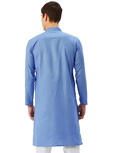 Image of Jompers Men's Cotton Regular Fit Solid Kurtas