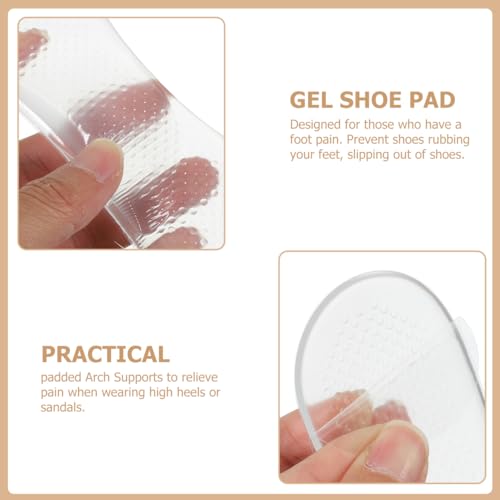 Plantillas gel para tacones con soporte de arco miniatura 3