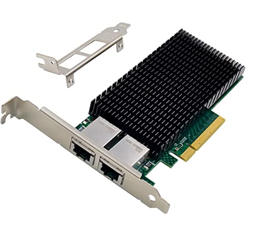 Dual PCIe X8 10G Network Server Converged Card NIC with Intel X540-AT2 Chip,Compare to X540-T2, PCI Express 10Gbase-T LAN Adapter