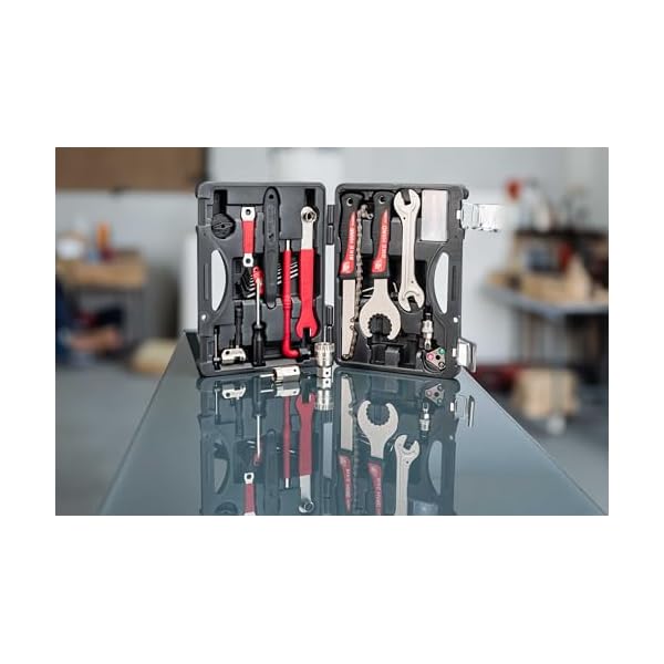otgerlensker products Universeller 25 TLG. Fahrrad Werkzeugsatz Bremsen Reifen Kette Shimano Reparatur – Bild 4