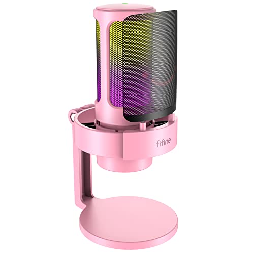 Amazon.co.jp: FIFINE USBコンデンサーマイク RGBライト