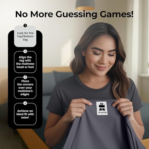 Image of Utopia Bedding Fitted Sheet - Pack of 2 Bottom Sheets - Soft Brushed Microfiber - Deep Pockets, Shrinkage & Fade Resistant - Easy Care (Full, Grey)