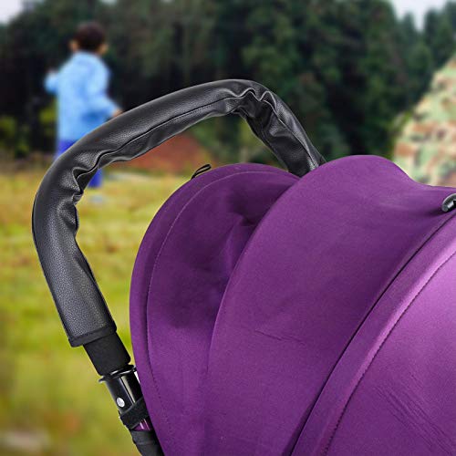 Fodera per Bar per Passeggino in Pelle PU Nera