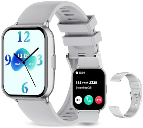 PEJE Relogio Masculino,Tela HD de 1,83" Relógio Smartwatch com Al...