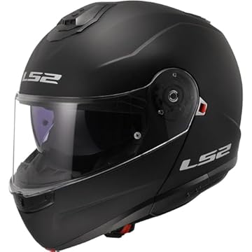 LS2, Casco Moto Modulare STROBE II Matt Black, L