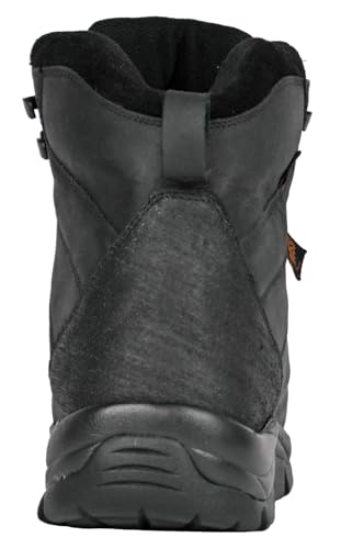 Hoss® Ridge 6" WP PR Hiker Shoes for Men – Leather Construction – High-top Design – Brand Logo Black 12 D - Medium3