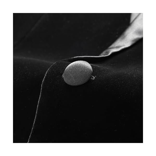 Mens Velvet Blazer Slim Fit Suit Jacket for Men Peaked Lapel One Button Tuxedo Blazer Wedding Prom Dinner