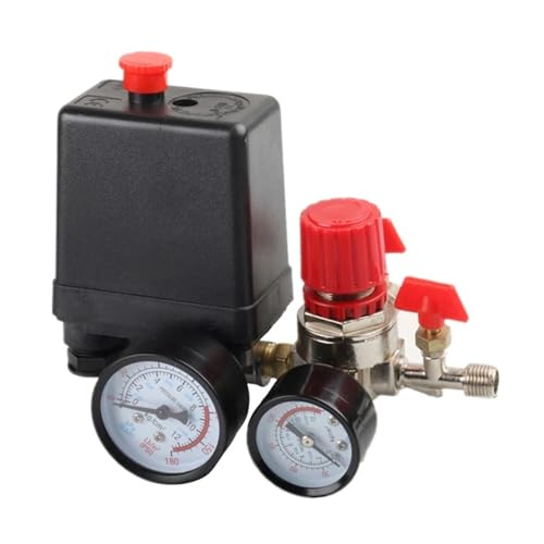 Air Compressor Pressure Switch Pressure Switch with Regulator Control Valve Gauge Air Pump Air Compressor