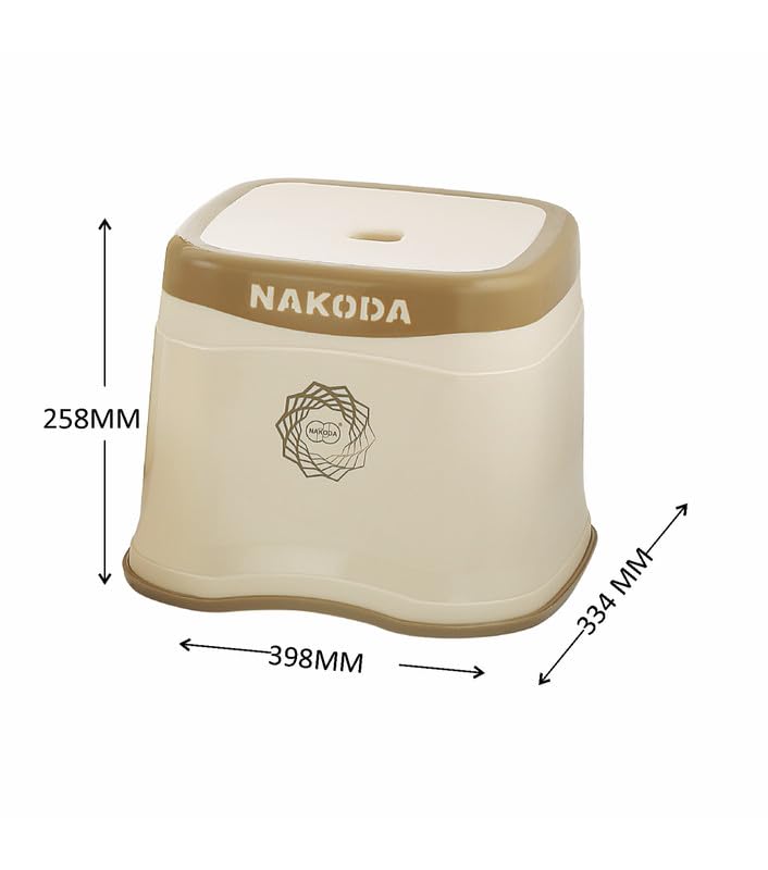 Image of Nakoda NEXON Bathroom Set of 3 Big | 25L Bucket,1.5L Mug,NEXON Medium PATLA | Beige