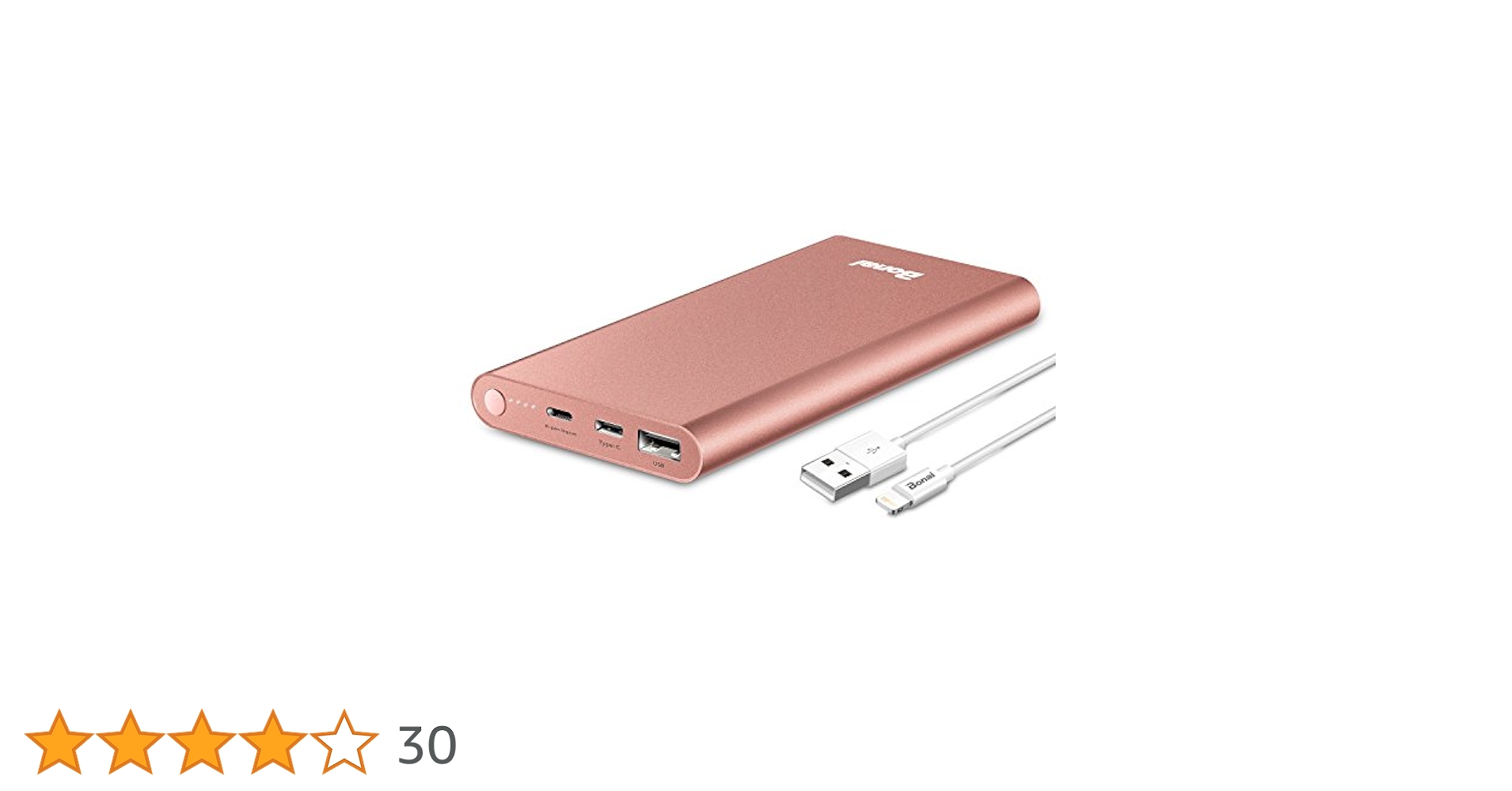 Amazon | BONAI 超薄型 モバイルバッテリー 軽量 スマホ