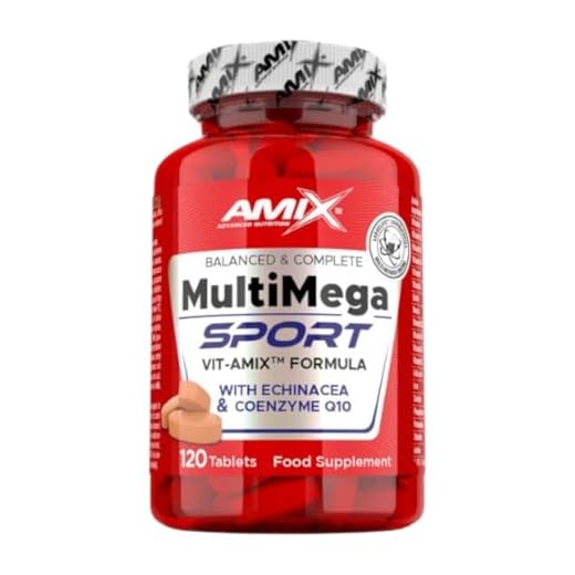 AMIX - Complejo Vitamínico - Multi Mega Stack con Vitaminas y Minerales - 120 Tabletas - Mejora el Rendimiento Físico y Mental - Suplemento con Hierro - Eficaces Suplementos Vitamínicos