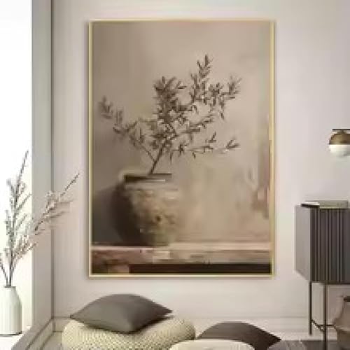 Affiches florales abstraites modernes XINBAO pour décoration salon cosy