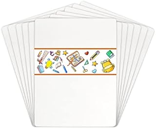 Dry Erase Lapboards | 9 x 12 inch Large Whiteboard | Pack of 12 White Board Set | Great for Teachers, Students, Children, Classroom | Reusable, Durable, Portable, Single Sided Whiteboard