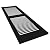 Plastic Development Group LSBLCK1455 14 x 55 Inch Decorative Exterior Vinyl Plastic Faux Louvered Window Shutters with Installation Kit and Instructions, Black