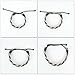 YIKIADA Palestine Handmade Bracelet Tibetan Adjustable Free Palestinian Flag String Thread Save Gaza Rope Wrap Bangles for Men Women 2 Pack
