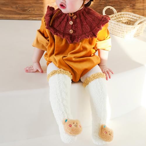 Sock,Cartoon Baby Socks Soft and Warm Fleece Long Stockings Winter Thicked Knee Length Socks for Boys and Girls4