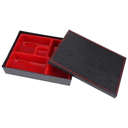 Japanische Bento-Box Mit 5 Fächern – 27 X 21 Cm, Aus ABS, Für Schule, Büro & Picknick