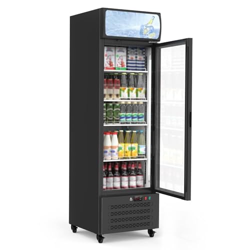 Image of Garvee Commercial Beverage Display Refrigerator 11.3Cu.Ft