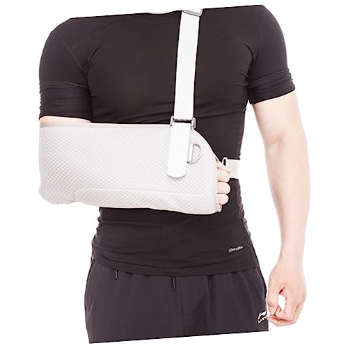 Didiseaon Arm Support Band Wrist Elbow Sling Broken Arm Strap Breathable Arm Sling Arm Slings Shoulder Immobilizer Arm Immobilizer Rotator Cuff Arm Sling Shoulder Sling Immobilizer Grey