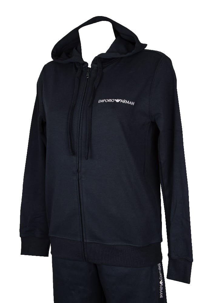 Emporio Armani Interlock Lounge Zip Tracksuit Sweatshirt para Mujer