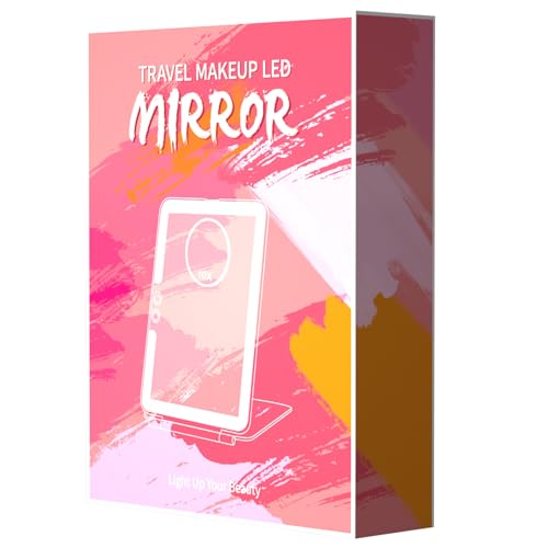 Funtouch 1800Mah Rechargeable Large Travel Makeup Mirror thumb #8