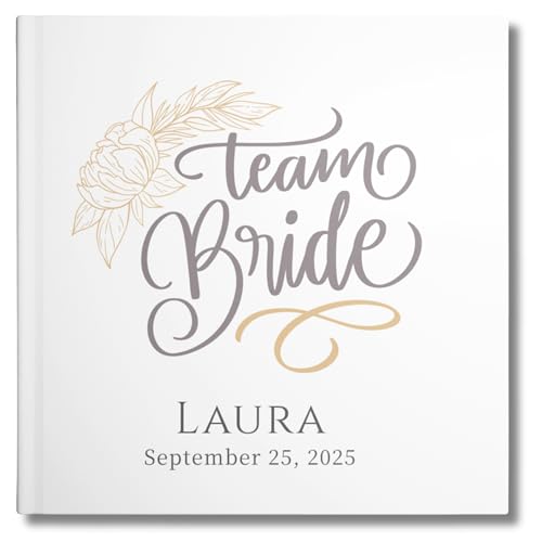 Libro degli ospiti Addio al Nubilato personalizzato – Album fotografico Polaroid con pagine bianche, ricordo elegante e idea regalo per la futura sposa