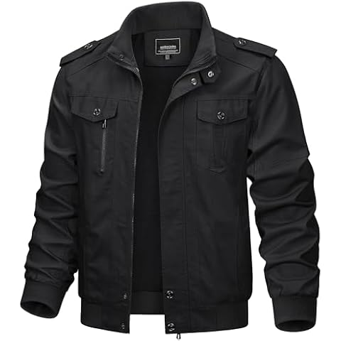 TACVASEN Men's Lightweight Military Jacket Cover