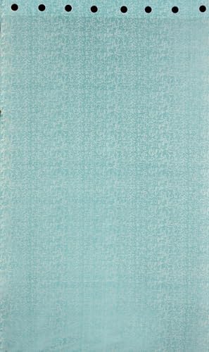 Image of Crosshatch Pastel Blue Polyester Window Curtains 5 Feet | Darkening Drapes with Eyelets | Set of 1 Panel for Living Room, Bedroom & Office