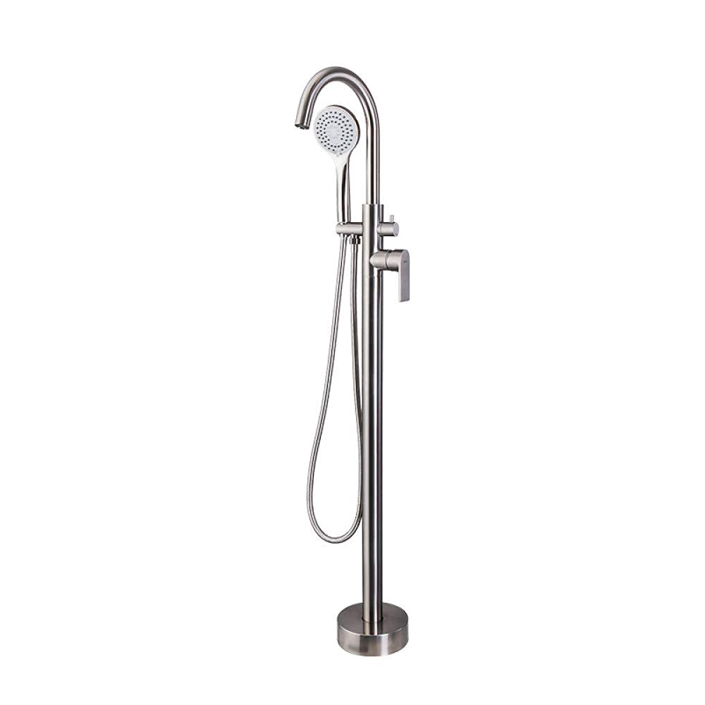 Robinets de salle de bain mélangeur baignoire support de sol