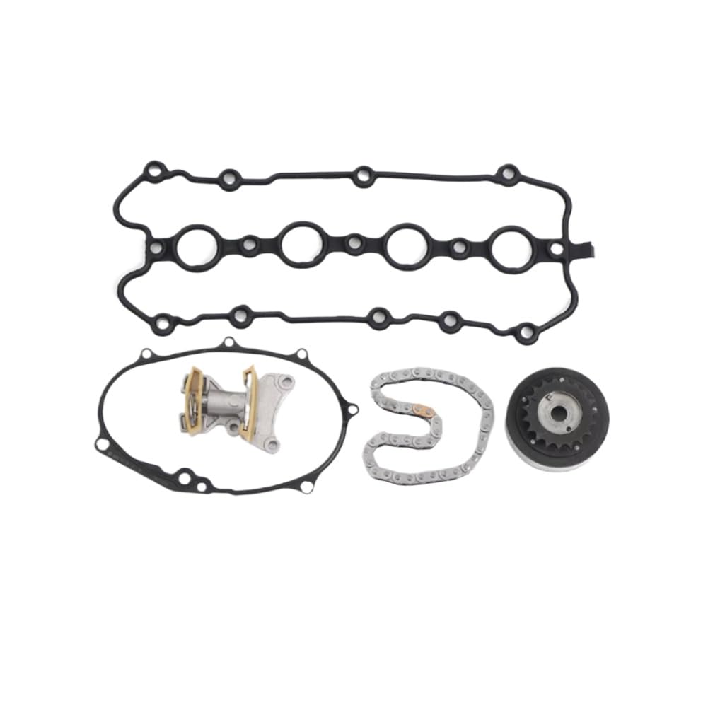 Cam Timing Adjuster Chain Tensioner Gasket Kit 5 Pcs Compatible with 2.0 L Gas GLI A3 A4 2.0L BPY