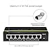 TRENDnet 8-Port PoE Switch, TPE-S44, Ethernet Splitter, 30W Power Budget, 1.6 Gbps Switching Capacity, 10/100Mbps, NDAA & TAA Compliant, Lifetime Manufacturer Protection