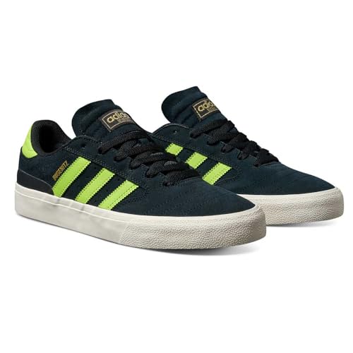 adidas Men's Busenitz Vulc Ii Shoes - Core Black/Solar Slime/Gold Metallic, 8.5