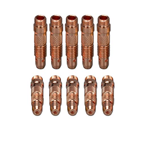 Riverweld Tig Collet Corpo 10N32 2.4Mm Fit Sr Db Pta Wp 17 18 26 Torcia Saldatura Tig 10Pk